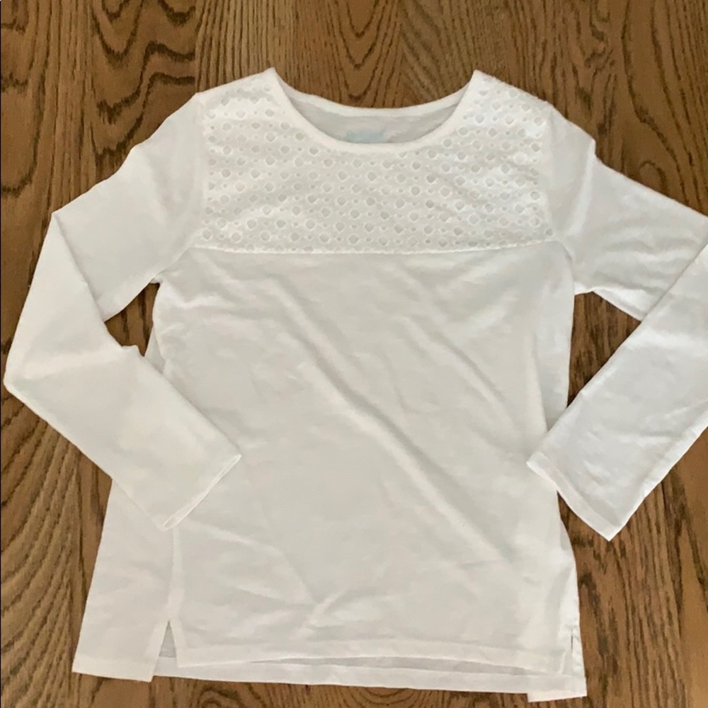 Long sleeved white shirt